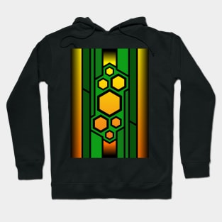 Abstract hexagons background Hoodie